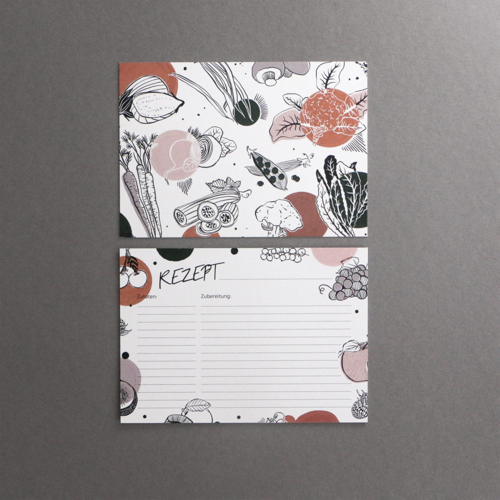 moDeern Design Studio | Print- & Surface Pattern Design | Rezeptkarten Katharina Katz